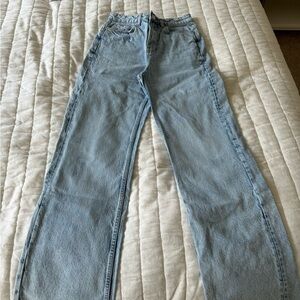 ZARA straight leg jean size 2
